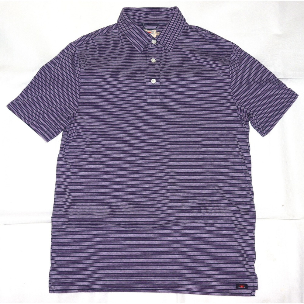 SOLD Faherty‎ Movement Huckberry Mens Short Sleeve Stretch Polo Shirt Size Small
